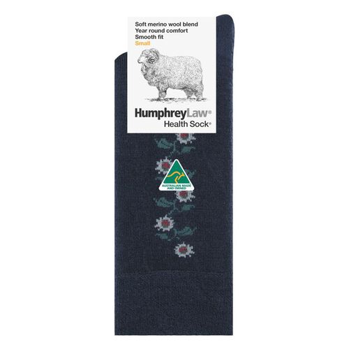 Humphrey Law Wool Blend Sunflower Health Socks